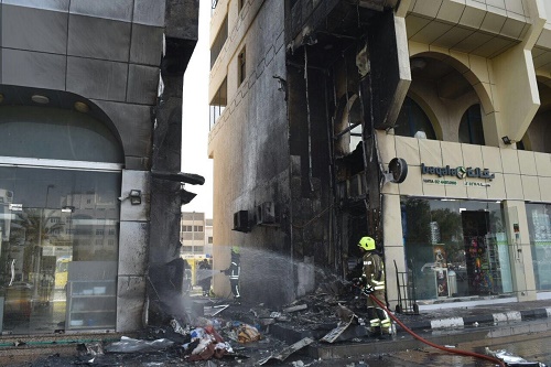 السيطرة على حريق في مطعم في أبوظبي